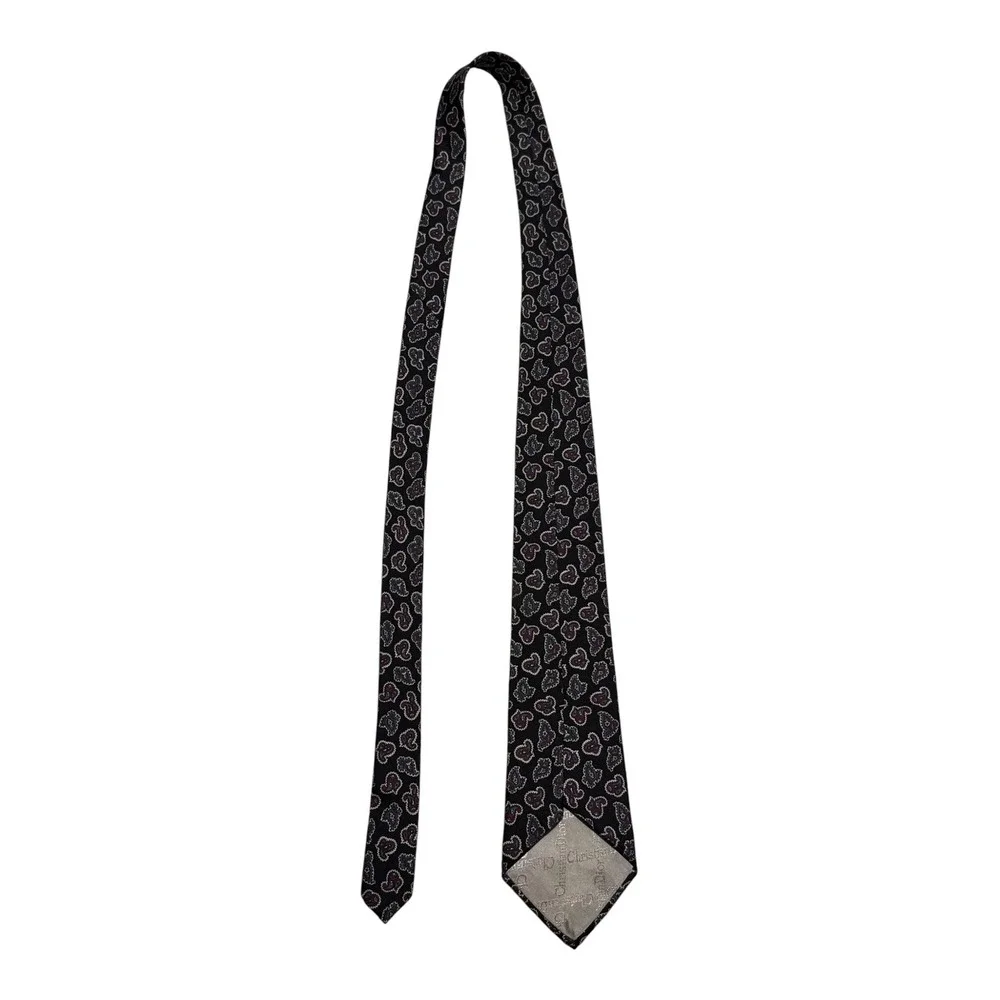 Vintage Christian Dior Paisley Multicolor Patterned Tie Men's‎ Designer
